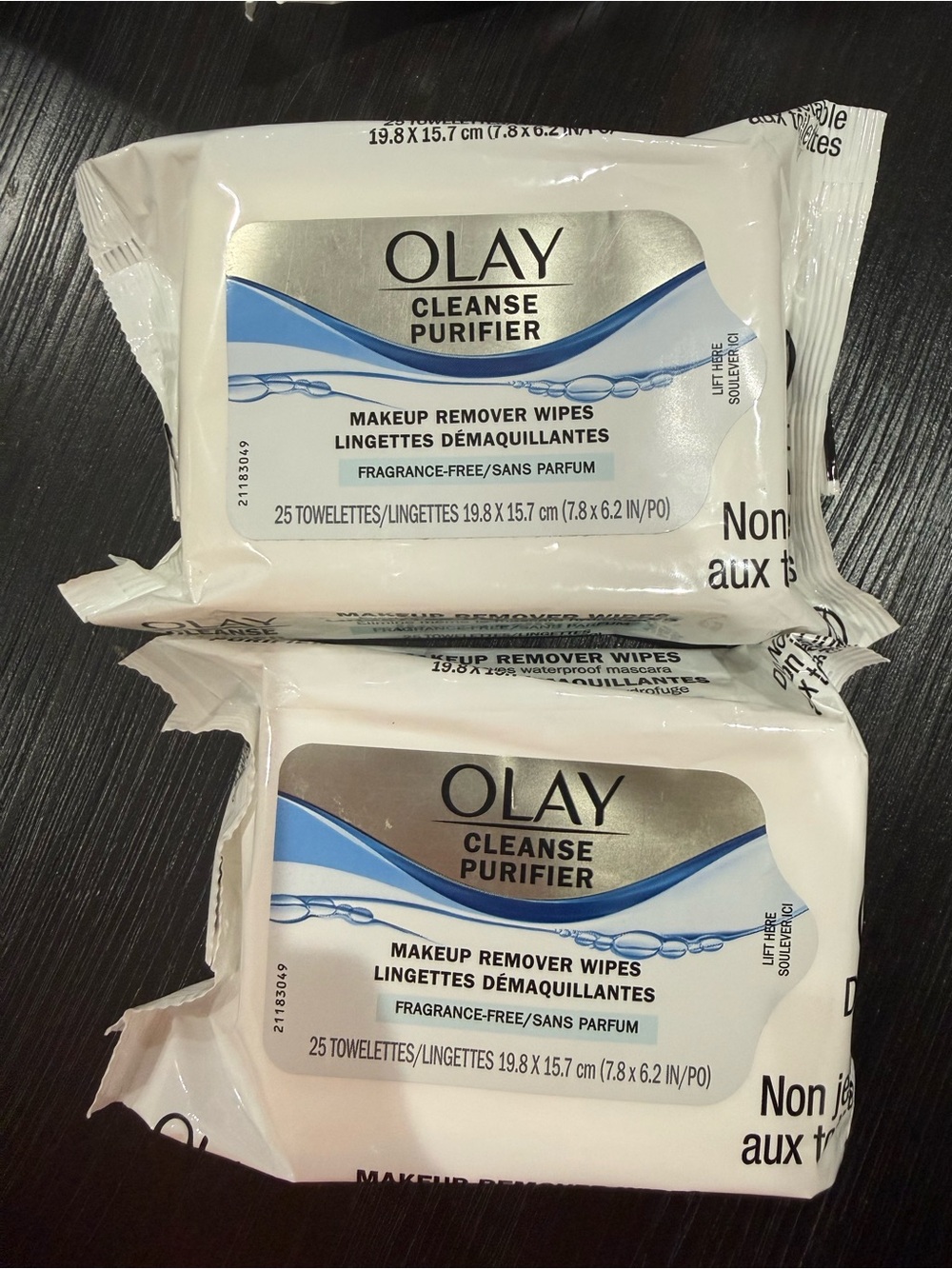 NWT Olay Cleanse Purifier Makeup Remover Wipes - Fragrance Free